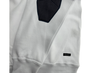 Santino Polosweater Tesla White / Graphite, S