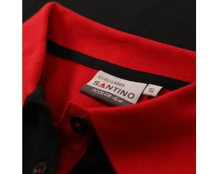 Santino Poloshirt Tivoli Ladies Black / Red, S