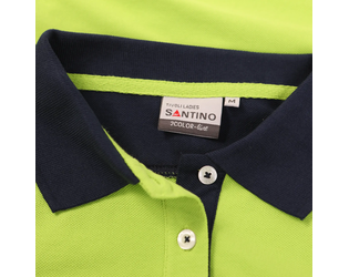 Santino Poloshirt Tivoli Ladies Lime / Real Navy, XL