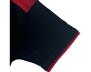 Santino Poloshirt Tivoli Black / Red, S