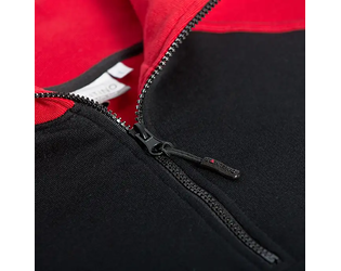 Santino Zipsweater Tokyo Black / Red, S