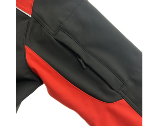 Santino Softshell Jacket Tour Black / Red, M