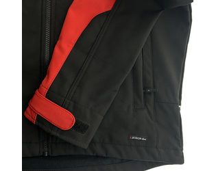 Santino Softshell Jacket Tour Black / Red, M