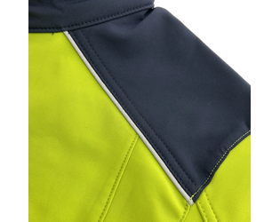 Santino Softshell Jacket Tour Lime / Real Navy, S